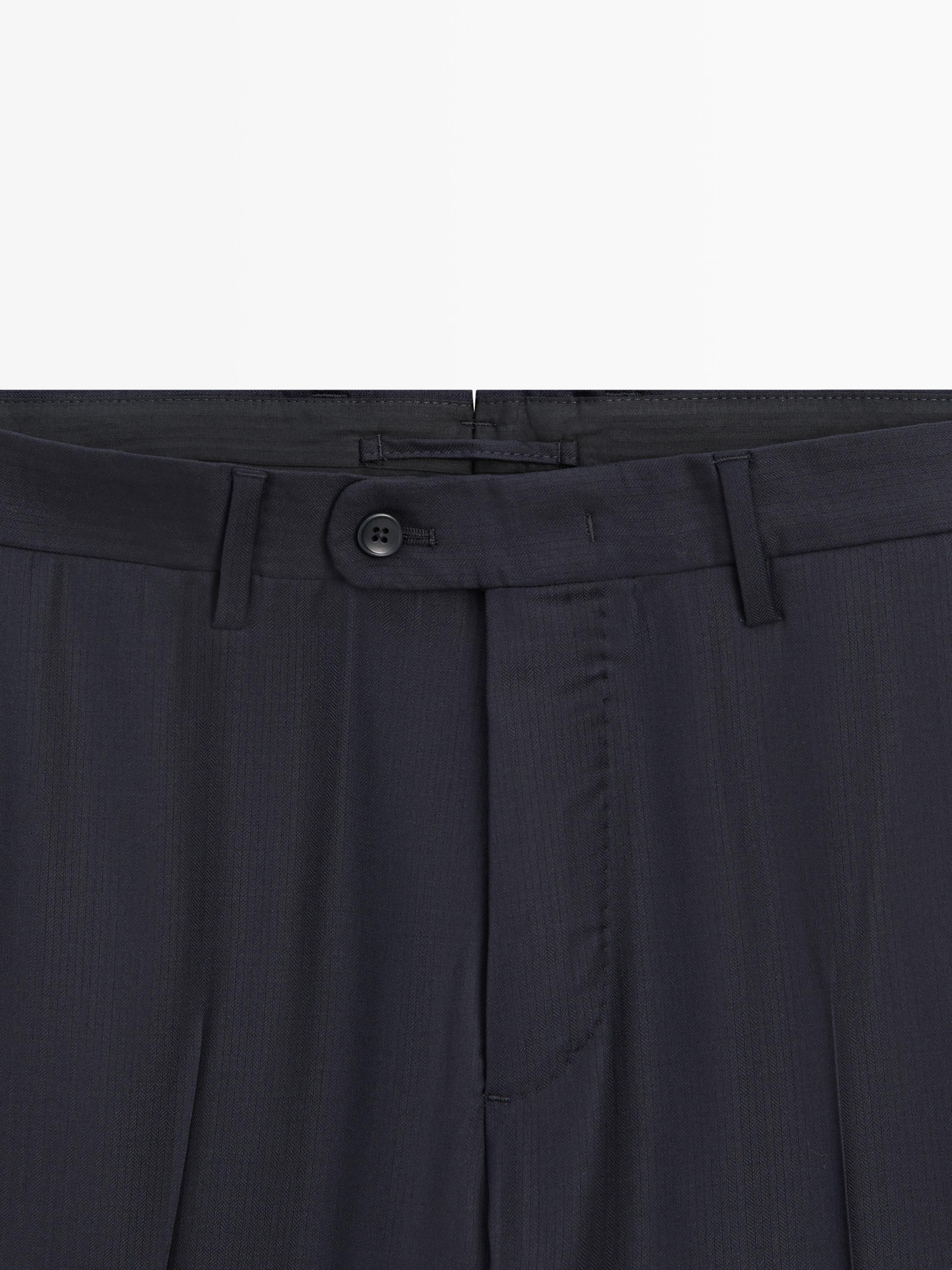 Pantalon costume laine froide